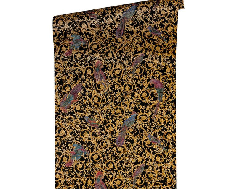 Wall covering Barocco Birds by Versace -ref: 370531- 