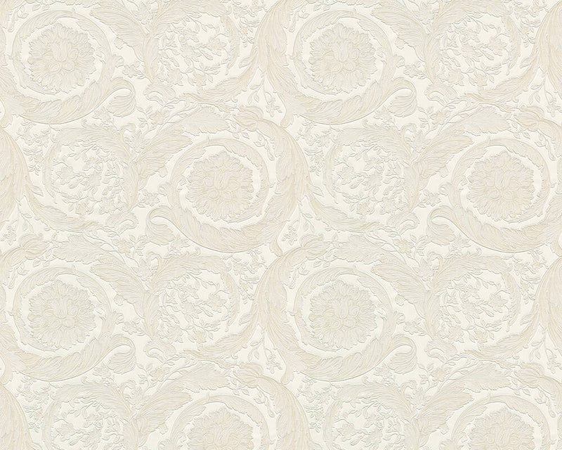 Wall covering Barocco Scroll Flowers by VERSACE -ref 935832-