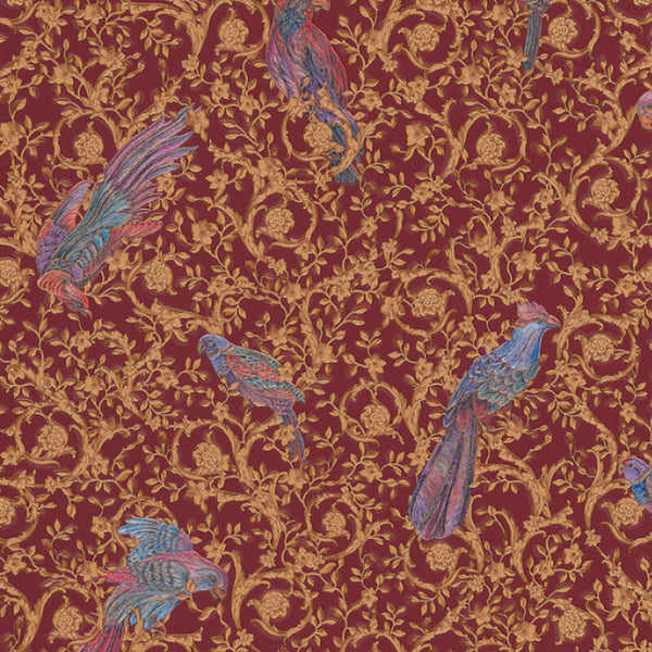 Wall covering Barocco Birds by Versace -ref: 370534- 