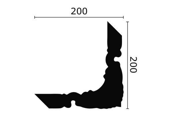 Ornement d'angle Z101