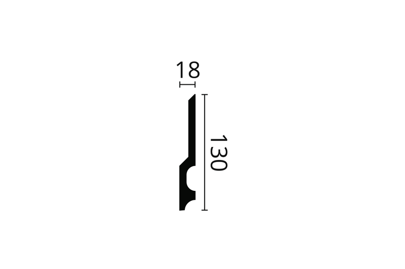 Skirting board FD22