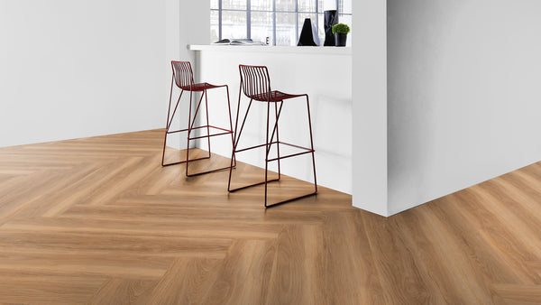 Honey Oak LVT flooring - AMT